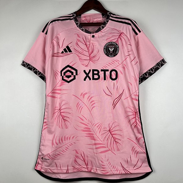 Nova Camisa Inter Miami Rosa Torcedor Masculina 2023 / 2024 - Messi