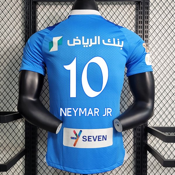 Nova Camisa Edição Jogador Al-Hilal 1 Neymar Jr 10 Torcedor 2023 / 2024