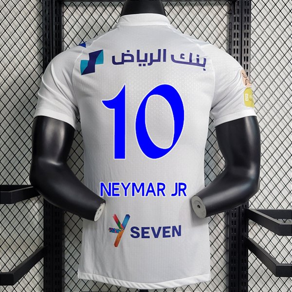 Nova Camisa Edição Jogador Al-Hilal 2 Neymar Jr 10 Torcedor 2023 / 2024