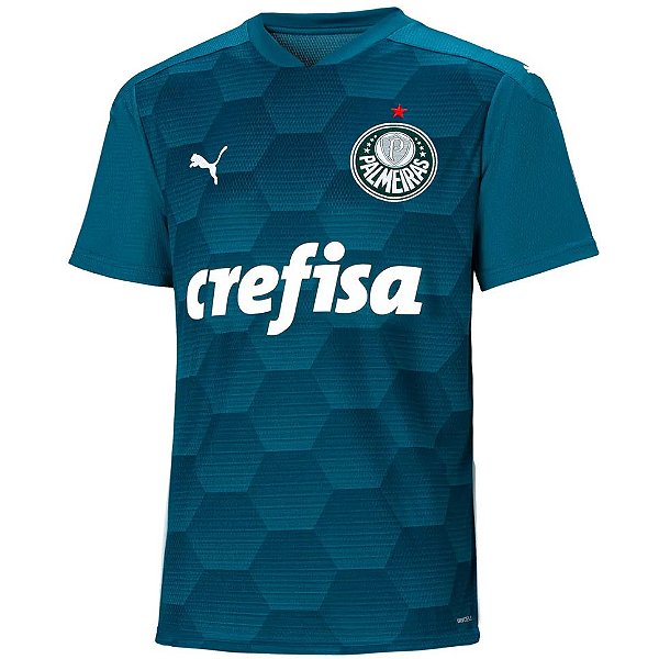 Camisa Palmeiras Goleiro Azul Retrô 2020