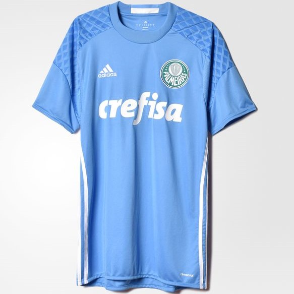 Camisa Palmeiras Goleiro Azul Retrô 2016