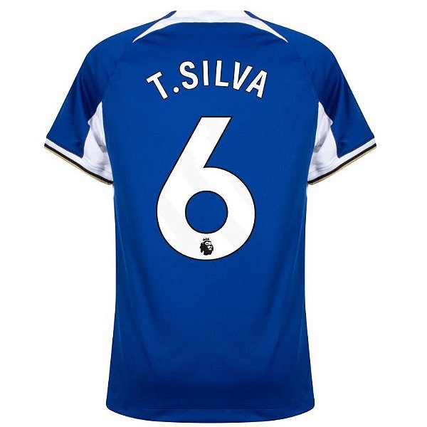 Nova Camisa Chelsea 1 T.Silva 6 Torcedor 2023 / 2024