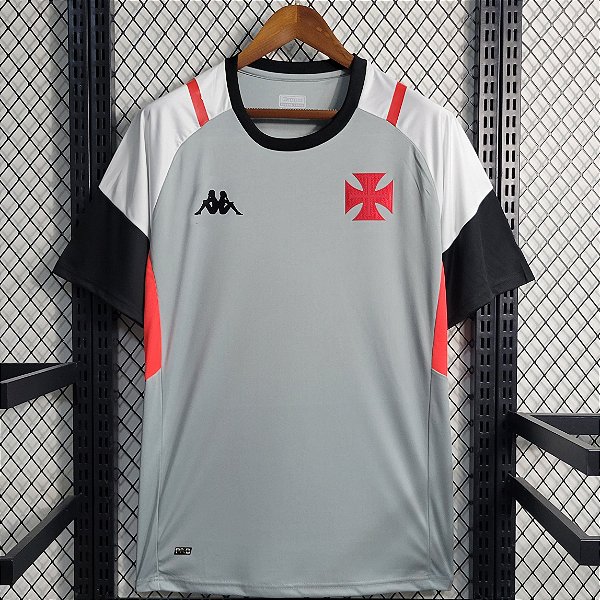 Nova Camisa Vasco Treino Cinza Torcedor Masculina 2023 / 2024