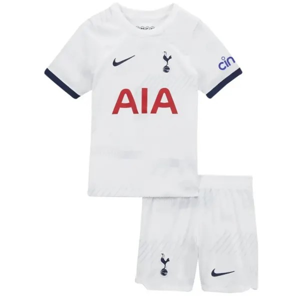 Novo Kit Infantil Tottenham Branco Camisa e Short  2023 / 2024