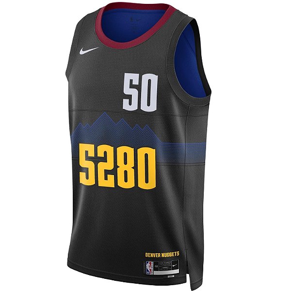 Nova Regata Basquete NBA Denver Nuggets Gordon 50 Edição Jogador Silk 2023 / 2024