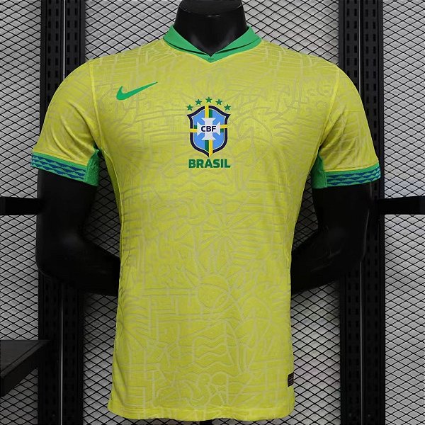PRÉ- VENDA Nova Camisa Edição Jogador Brasil 1 Amarela 2024 / 2025 - 021  Sport, Maior Variedade de Camisas de Futebol