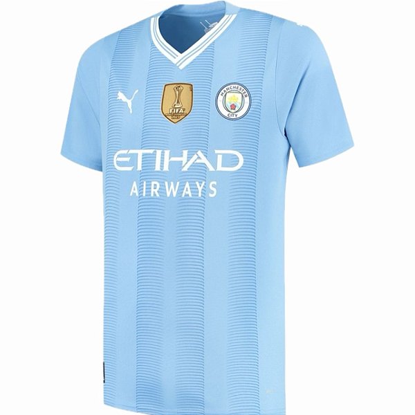 Nova Camisa Manchester City 1 Patch Mundial De Clubes Torcedor Masculina 2023