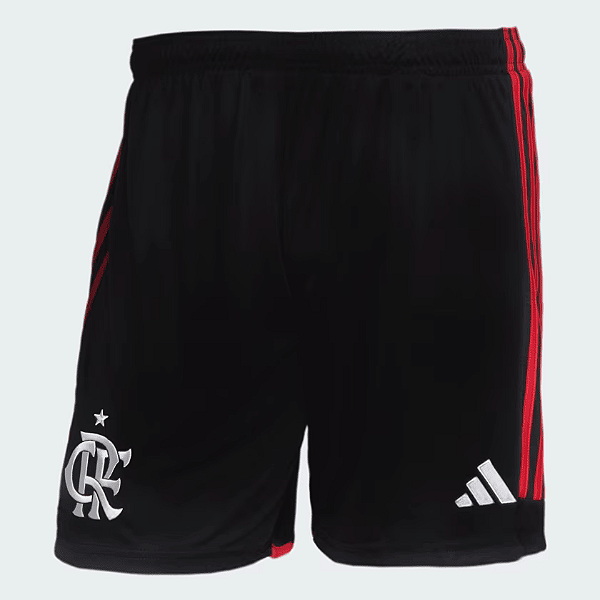 Novo Short Flamengo 2 Preto Masculino 2024 / 2025