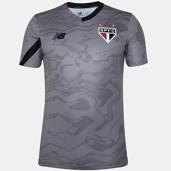 Nova Camisa São Paulo Goleiro Cinza Torcedor Masculina 2024 / 2025