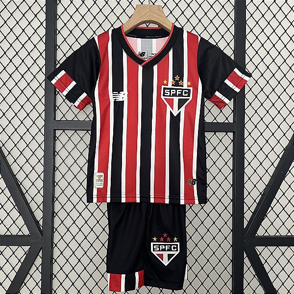Novo Kit Infantil São Paulo 2 Camisa e Short 2024 / 2025