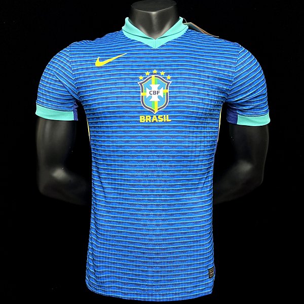 Nova Camisa Edição Jogador Brasil 2 Azul Copa America 2024