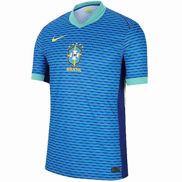 Nova Camisa Brasil 2 Azul Copa America Torcedor Masculina 2024