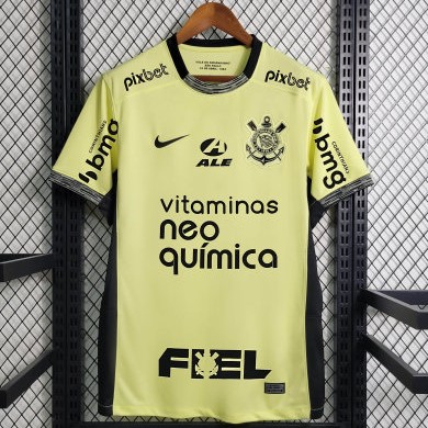 Nova Camisa Corinthians 3 Com Todos Patrocínios Torcedor Masculina 2023 / 2024