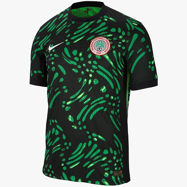 Nova Camisa Nigéria 2 Torcedor Masculina 2024 / 2025