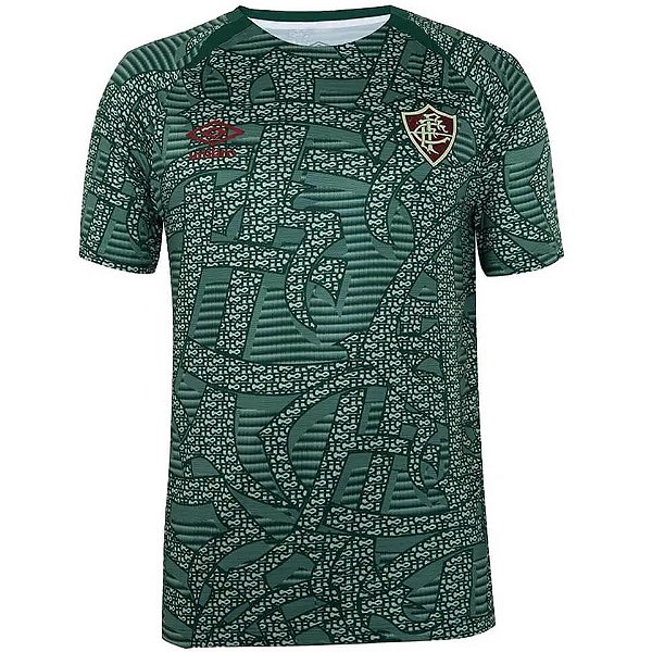 Nova Camisa Fluminense Aquecimento Torcedor Masculina 2024 / 2025
