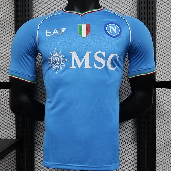 Camisa Edição Jogador Napoli 1 Azul 2023 / 2024