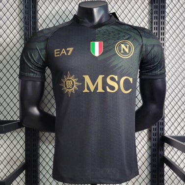 Camisa Edição Jogador Napoli 3 Preta 2023 / 2024