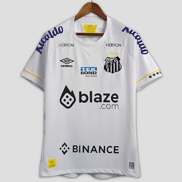 Nova Camisa Santos 1 Com Todos Patrocínios Torcedor Masculina 2023 / 2024