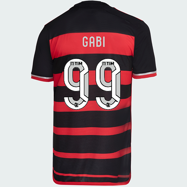 Nova Camisa Flamengo 1 Gabi 99 Torcedor 2024 / 2025