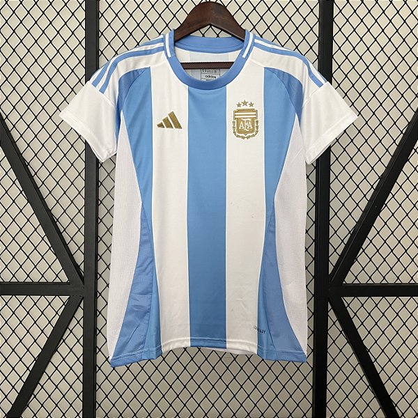 Nova Camisa Feminina Argentina 1 Copa America 2024