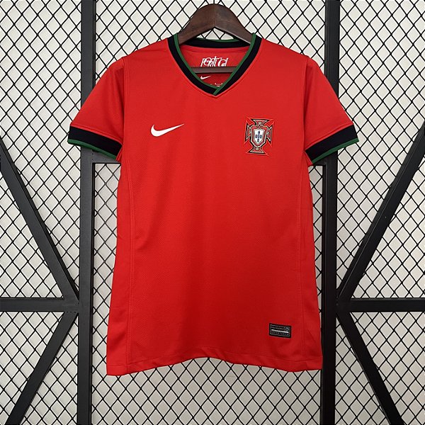 Nova Camisa Feminina Portugal 1 Eurocopa 2024