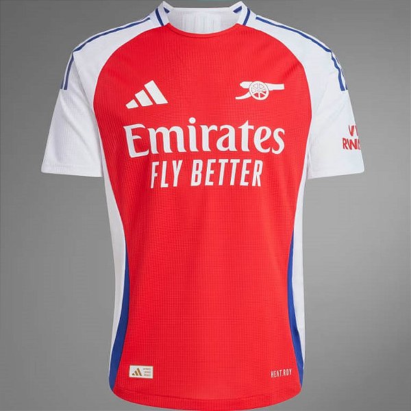 Nova Camisa Arsenal 1 Torcedor Masculina 2024 / 2025