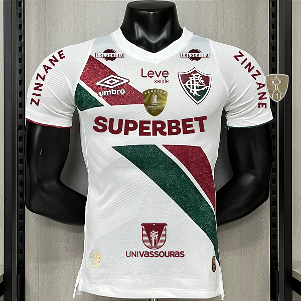 Nova Camisa Edição Jogador Fluminense 2 Com Patch Libertadores E Todos Patrocinios 2024 / 2025