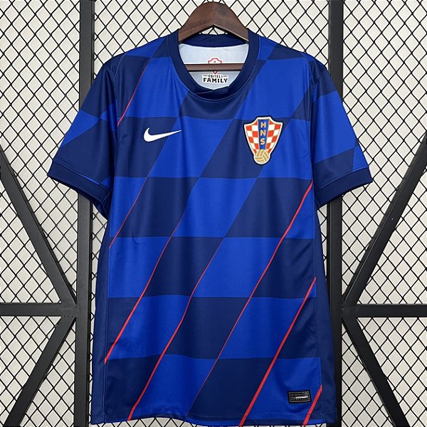 Nova Camisa Croácia 2 Torcedor Masculina 2024 / 2025