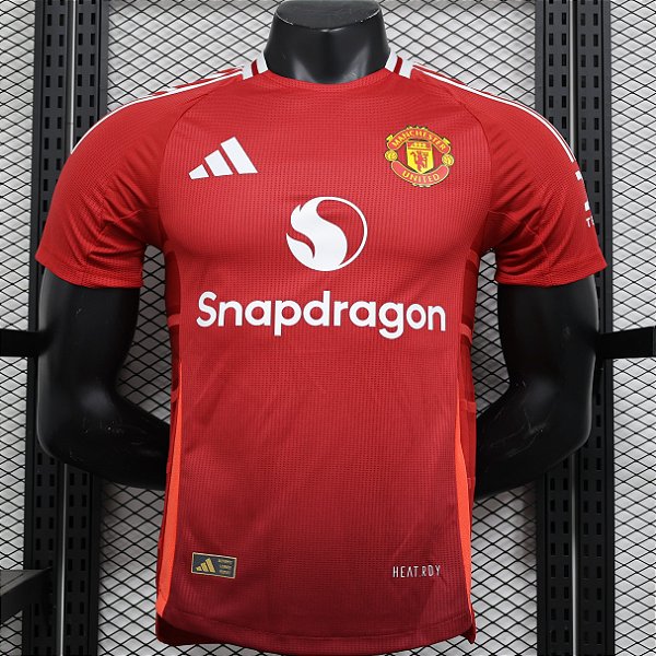 Nova Camisa Edição Jogador Manchester United 1 2024 / 2025