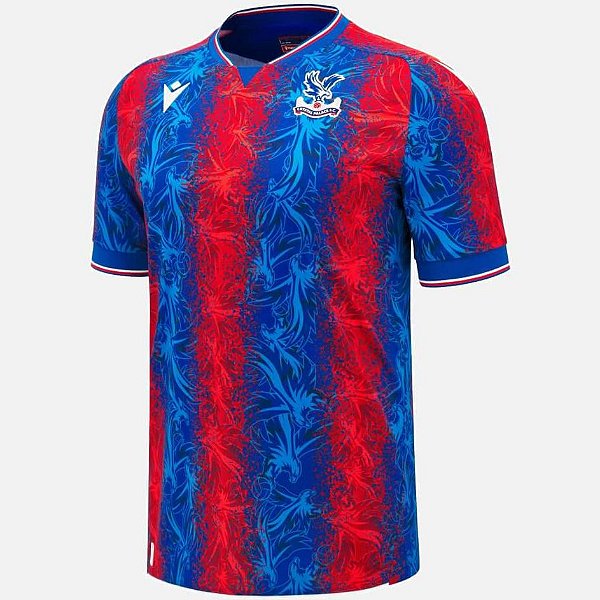 Nova Camisa Crystal Palace 1 Torcedor Masculina 2024 / 2025