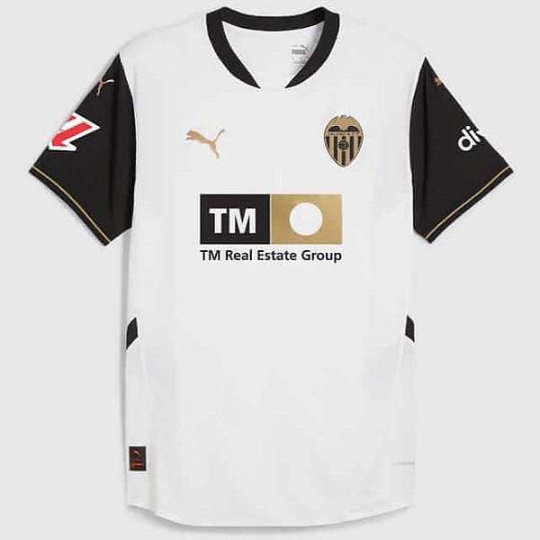 Nova Camisa Valencia 1 Torcedor Masculina 2024 / 2025