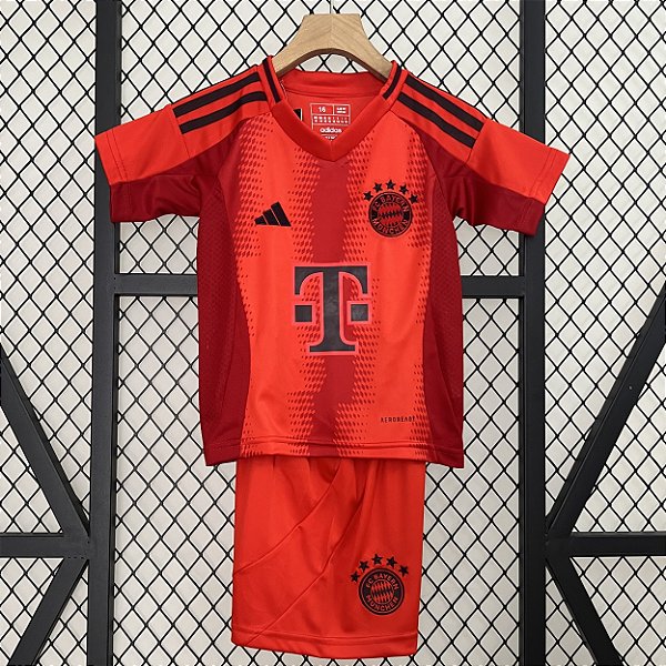 Novo Kit Infantil Bayern de Munique 1 Camisa e Short  2024 / 2025