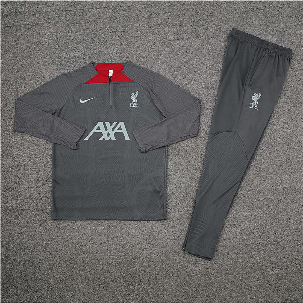 Novo Conjunto Liverpool Treino Cinza 2024 / 2025