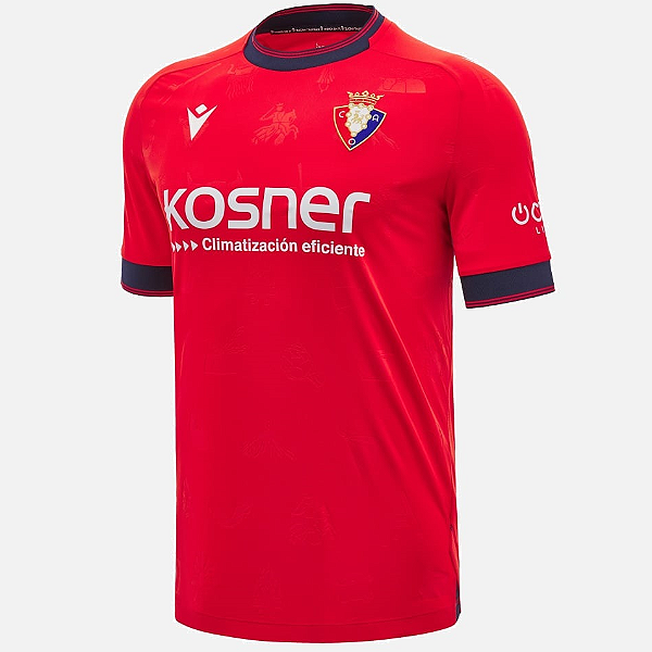 Nova Camisa Osasuna 1 Torcedor Masculina 2024 / 2025