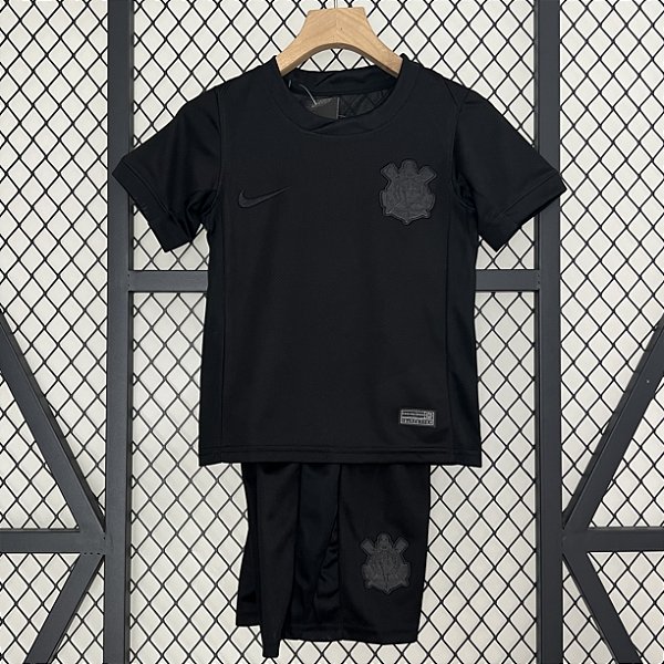 Novo Kit Infantil Corinthians 2 Camisa e Short  2024 / 2025