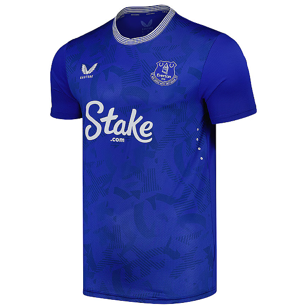 Nova Camisa Everton 1 Azul Torcedor Masculina 2024 / 2025