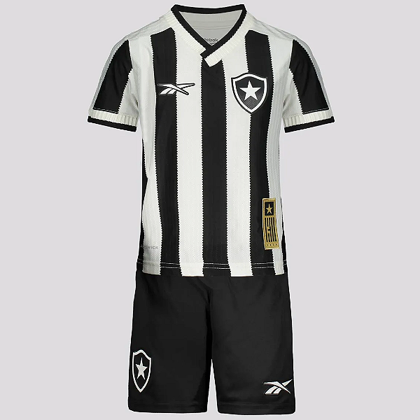 Novo Kit Infantil Botafogo 1 Camisa e Short 2024 / 2025