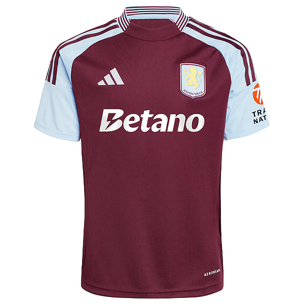 Nova Camisa Aston Villa 1 Torcedor Masculina 2024 / 2025