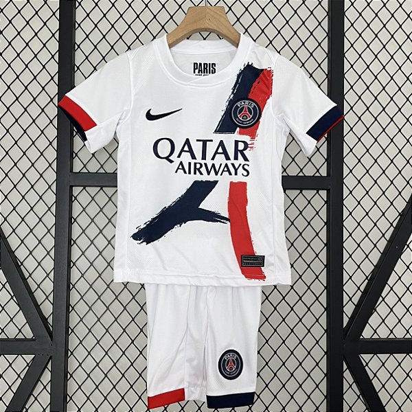 Novo Kit Infantil PSG 2 Camisa e Short  2024 / 2025