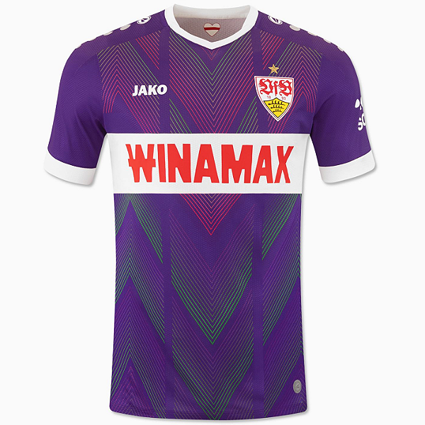 Nova Camisa Stuttgart Goleiro Roxa Torcedor Masculina 2024 / 2025