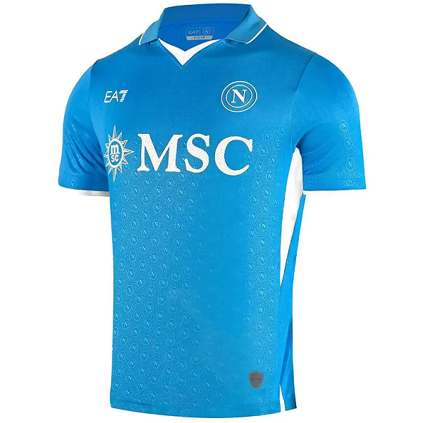 Nova Camisa Napoli 1 Torcedor Masculina 2024 / 2025