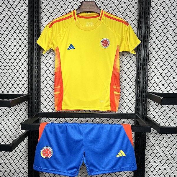 Novo Kit Infantil Colômbia 1 Camisa e Short 2024 / 2025