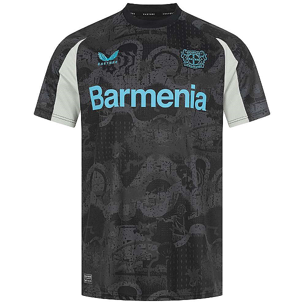 Nova Camisa Bayer Leverkusen 3 Torcedor Masculina 2024 / 2025