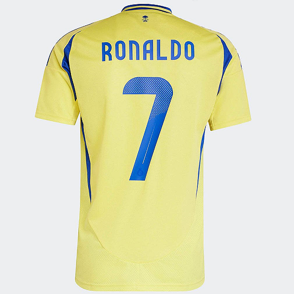 Nova Camisa Al-Nassr Ronaldo 7 Torcedor Masculina 2024 / 2025 - CRISTIANO RONALDO CR7