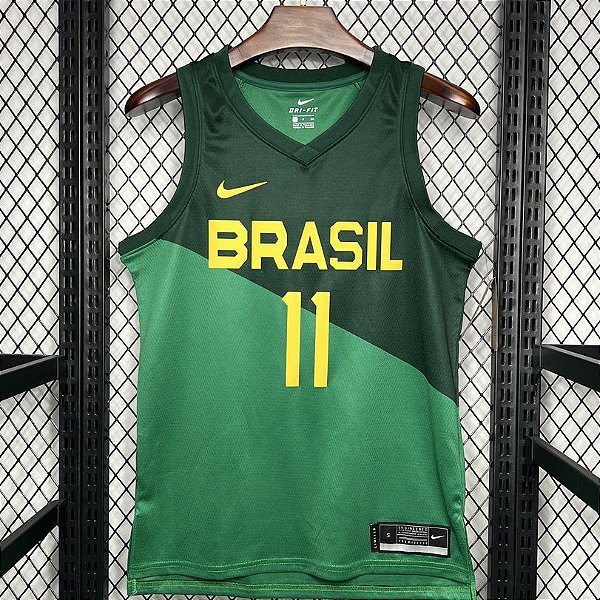 Nova Regata Basquete Brasil 2 Gui Santos 11 Edição Jogador Silk 2024