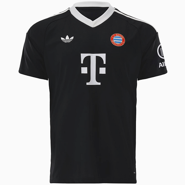 Nova Camisa Bayern De Munique Goleiro Preta Torcedor Masculina 2024 / 2025