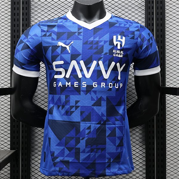 Nova Camisa Edição Jogador Al-Hilal 1 Azul 2024 / 2025 - Neymar Jr