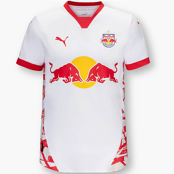 Nova Camisa Red Bull Salzburg 1 Torcedor Masculina 2024 / 2025