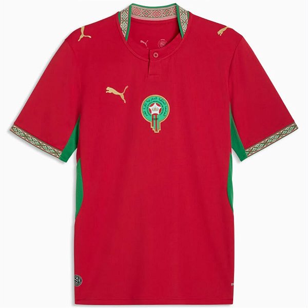 Nova Camisa Marrocos 1 Torcedor Masculina 2026 - COPA DO MUNDO