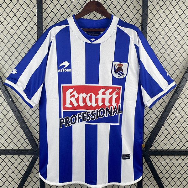 Camisa Real Sociedad 1 Retrô 2002 / 2003